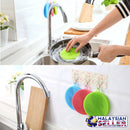 idrop Multipurpose Silicone Sponge Scrubber with Soft Bristles
