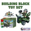 idrop COMBATZONES - 25 Pcs Small World War Army Pilot and Plane Building Block [ 801 ]