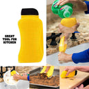 idrop 3 In 1 Multipurpose Silicone Cleaning Sponge Scrapper Scrubber Squeegee