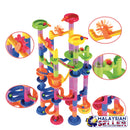 idrop 91 Pcs Marble Run Track Tower Building Block Toys For Kids And Children