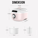 idrop 2L Multifunction Kitchen Electric Ceramic Large Slow Stew Pot