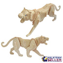 idrop 3D Wooden Plywood Puzzle Tiger Construction Model [ DJ012