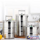 idrop 16 cm 2 Layer 3 Layer 4 Layer Stainless Steel Heat Insulation Lunchbox