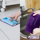 idrop Multipurpose Foldable Microfiber Window Wiping Cloths Glass Cleaning Brush