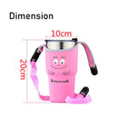 idrop Portable Insulated Collapsible Water Drinking Bottle Sleeve [ 13.5 x 19.5 cm]