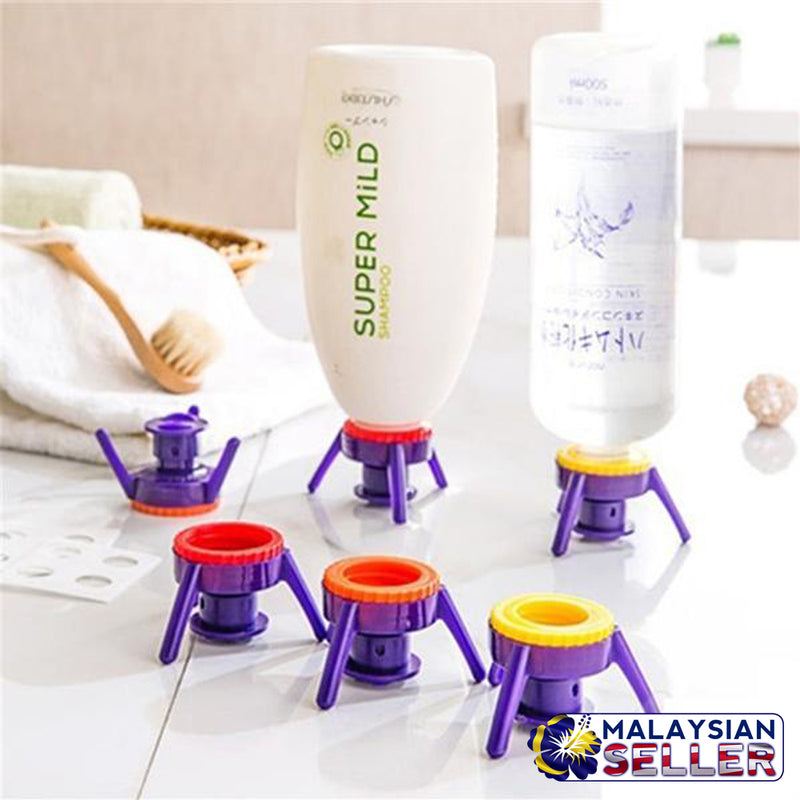 idrop FLIP-IT - Leakproof Inverted Caps Empty-It Bottle Cap Stand Kit