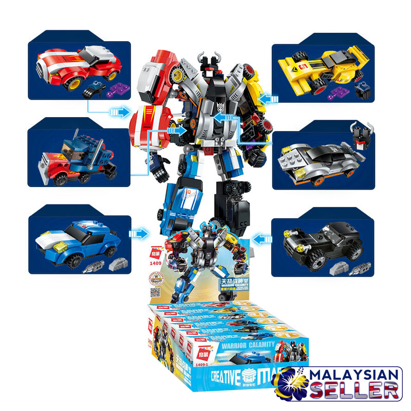 idrop Transformers Decepticon Robot Assembly Vehicle Car Toy Set For Kids Children