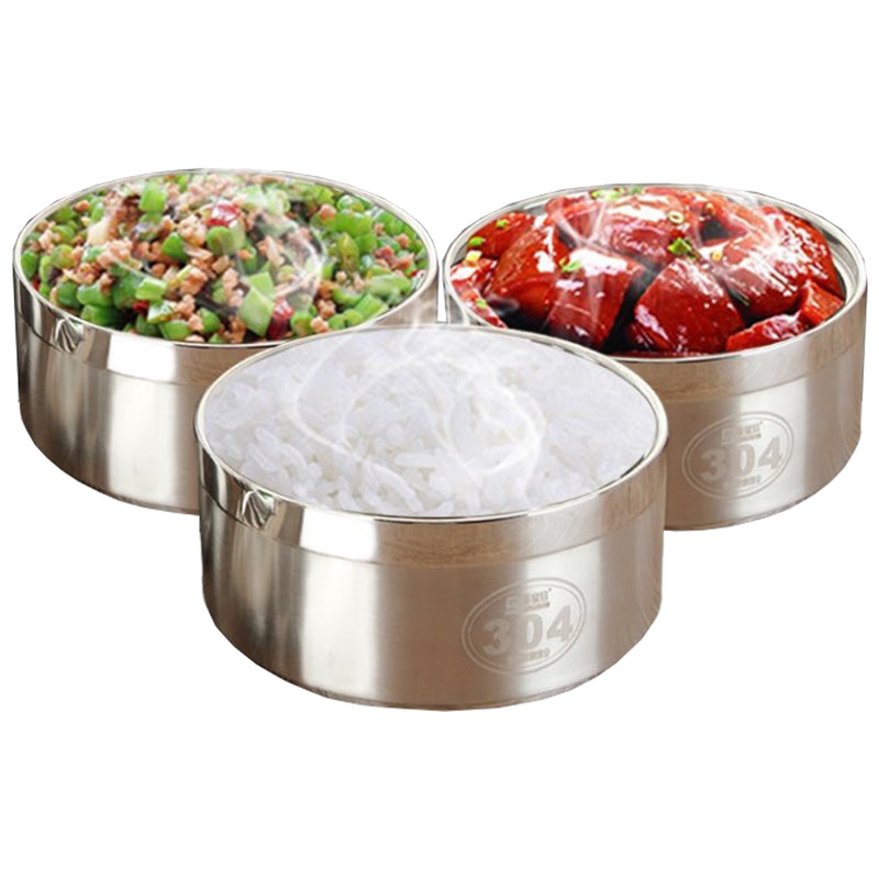 idrop 16 cm 2 Layer 3 Layer 4 Layer Stainless Steel Heat Insulation Lunchbox