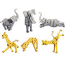 idrop Giraffe/Elephant Wild Safari Animals Foam EVA Building Block Toy Set For Kids And Children