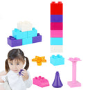 idrop 101 Pcs Fairy Tale Castle Colorful Creative Building Block Toy Set For Kids Children