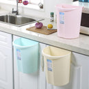 idrop Portable Hanging Eco-Friendly Wheat Straw Trash Garbage Can Bin