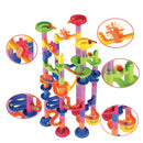 idrop 91 Pcs Marble Run Track Tower Building Block Toys For Kids And Children