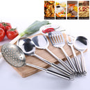 idrop 7 Pcs Stainless Steel Cool Grip Kitchen Utensil Set