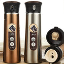 idrop 330 ml Easy Pour Stainless Steel Vacuum Thermal Flask