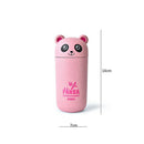 idrop 300 ml Portable Wheat Straw Panda Cute Cartoon Drinking Cup