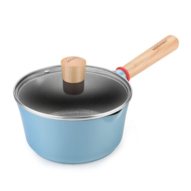 idrop [ 18CM / 24CM / 30CM ] Nonstick Granite Cooking Wok Frypan and Milk Pot / Periuk Kuali Masak Batu Tidak Lekat / 京瓷蓝回飞不粘奶锅单柄不粘炒锅单柄不粘煎锅