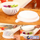 idrop QINGFENG - Fast and Easy Salad Maker Cutter Strainer Bowl