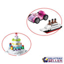 idrop 460 Pcs Colorful Creative Building Block Toy Set With Case For Kids Children