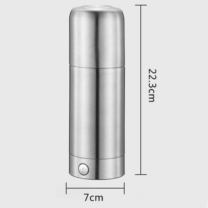 idrop 300ml 2 in 1 Portable Stainless Steel Electric Vacuum Thermos Flask