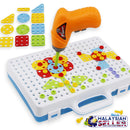 idrop 106 Pcs Carpenter Tool Box Building Block Toy Set For Kids And Children