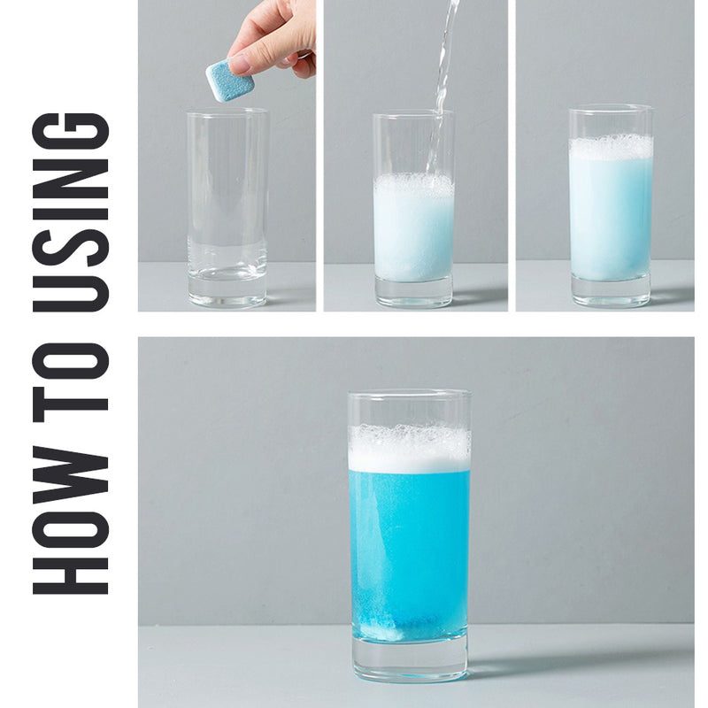 idrop Fast-Dissolving Washing Machine Drum Cleaner Tablet [ 12pcs per Box ]