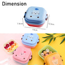 idrop 2 Layer Creative Portable Cute Cartoon Kids Lunch Box [ 540ml ]