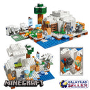 idrop 242 Pcs Minecraft Winter Colorful Creative Building Block Toy Set For Kids Children