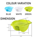 idrop Semicircle Multifunctional Kitchen Sink Mount Washing Storage Basket