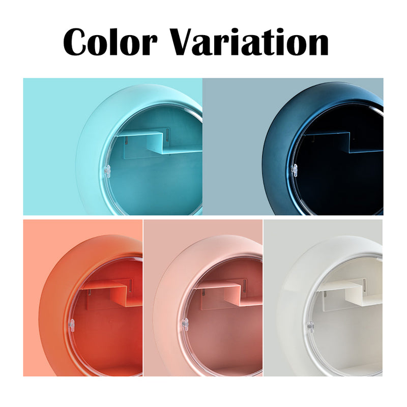 idrop Portable Waterproof Multistorage Cosmetic Storage Compartment with Magnet Door