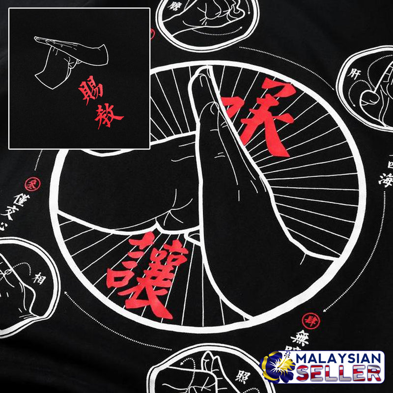 idrop TOLLO - Martial Arts Painted Sukajan T-Shirt Japanese Street Fashion