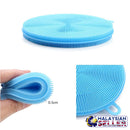 idrop Multipurpose Silicone Sponge Scrubber with Soft Bristles