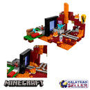 idrop 411 Pcs Minecraft Magic Portal Colorful Creative Building Block Toy Set For Kids Children