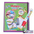 idrop Dinosaurs Magic Eco-Friendly Coloring Book And Pen For Kids And Children