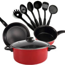 idrop [ 10pcs ] COOKWARE SET - Kitchen Cookingware Pot Pan and Utensils / Set Kuali dan Periuk Memasak / 厨房炊具锅具和餐具