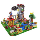 idrop 431 Pcs MyWorld Castle Warfare Colorful Creative Building Block Toy Set For Kids Children