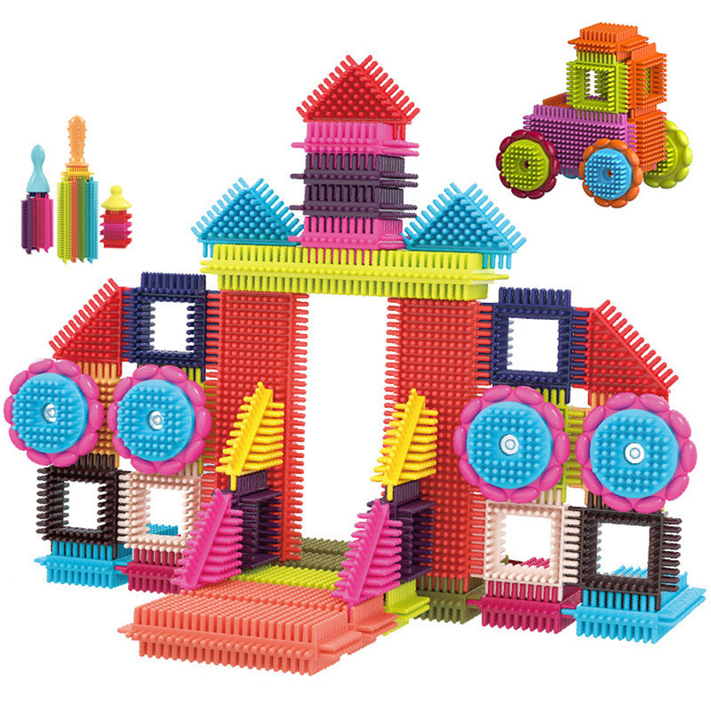 idrop 46 Pcs Colorful Creative Puzzle Building Block Toy Set For Kids Children