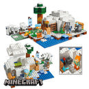 idrop 242 Pcs Minecraft Winter Colorful Creative Building Block Toy Set For Kids Children