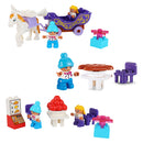 idrop 101 Pcs Fairy Tale Castle Colorful Creative Building Block Toy Set For Kids Children