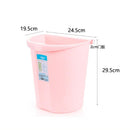 idrop Portable Hanging Eco-Friendly Wheat Straw Trash Garbage Can Bin