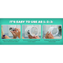 idrop Portable Make Up Vanity Mirror 360 Degree With LED Light