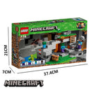 idrop 183 Pcs Minecraft Zombie Cave Colorful Creative Building Block Toy Set For Kids Children