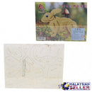idrop 3D Wooden Plywood Puzzle Rabbit Bunny Construction Model [ DJ008