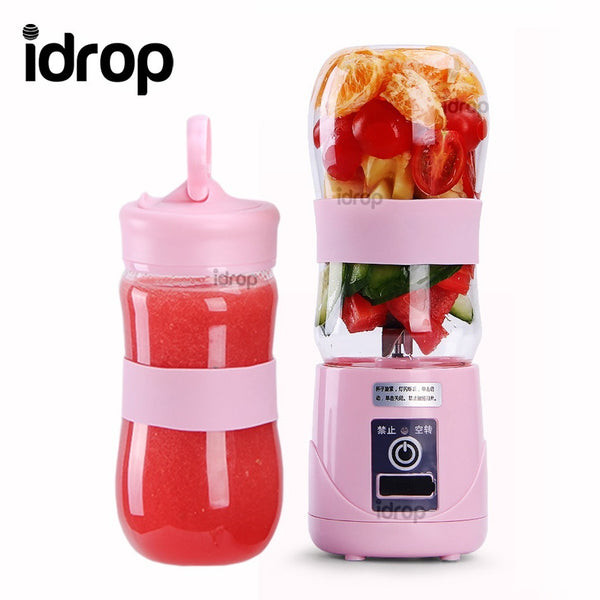 idrop 400ml Fruit & Vegetable Juicer - Mini Compact Portable Electric Juice Blender