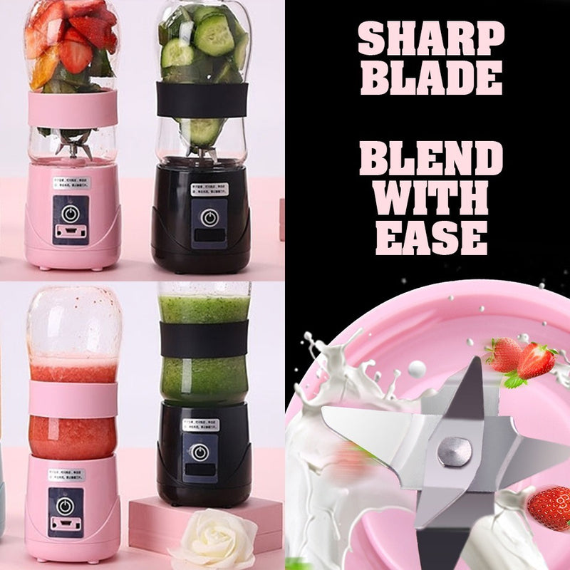 idrop 400ml Fruit & Vegetable Juicer - Mini Compact Portable Electric Juice Blender