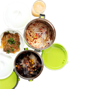 idrop 2Layer Cute Portable Stainless Steel Lunch Box Food Storage