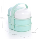 idrop Multipurpose Portable Wheat Straw Lunch Box 950ml