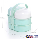 idrop Multipurpose Portable Wheat Straw Lunch Box 950ml