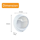 idrop Portable Waterproof Multistorage Cosmetic Storage Compartment with Magnet Door