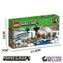 idrop 242 Pcs Minecraft Winter Colorful Creative Building Block Toy Set For Kids Children