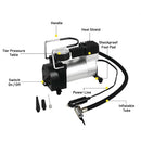 idrop Air Compressor Portable Mini Tire Inflator Pump 12 Volt Car Heavy Duty Metal
